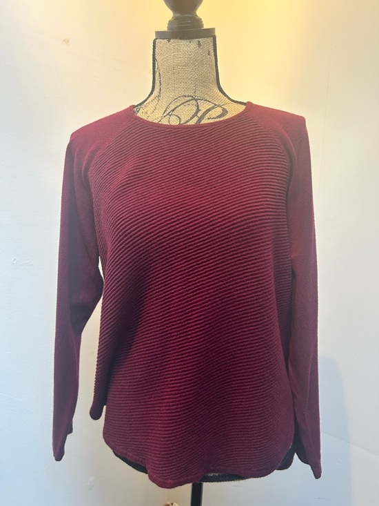 Michael Kors Tops - Michael Kors Long-Sleeve Ribbed Sweater - Burgundy